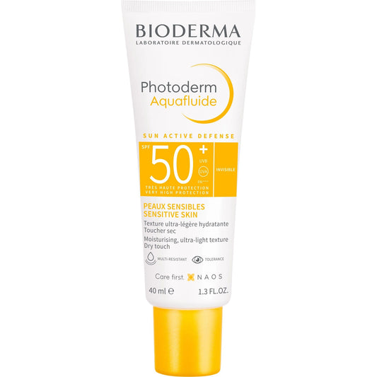 Bioderma Photoderm MAX Aquafluide SPF 50+ Light Tint Dry Touch Mat Finish Sunscreen, 40ml