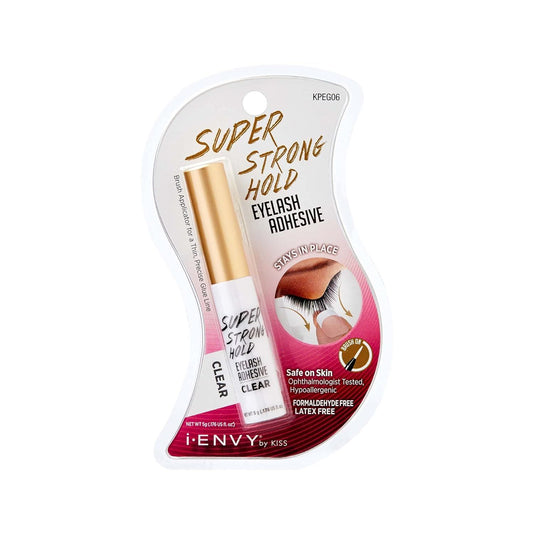 Kiss I Envy Super Strong Hold Eyelash Adhesive Clear, 5g