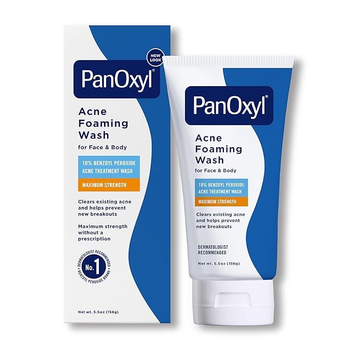 Panoxyl Acne Foaming Wash with 10% Benzoyl Peroxide, 156g