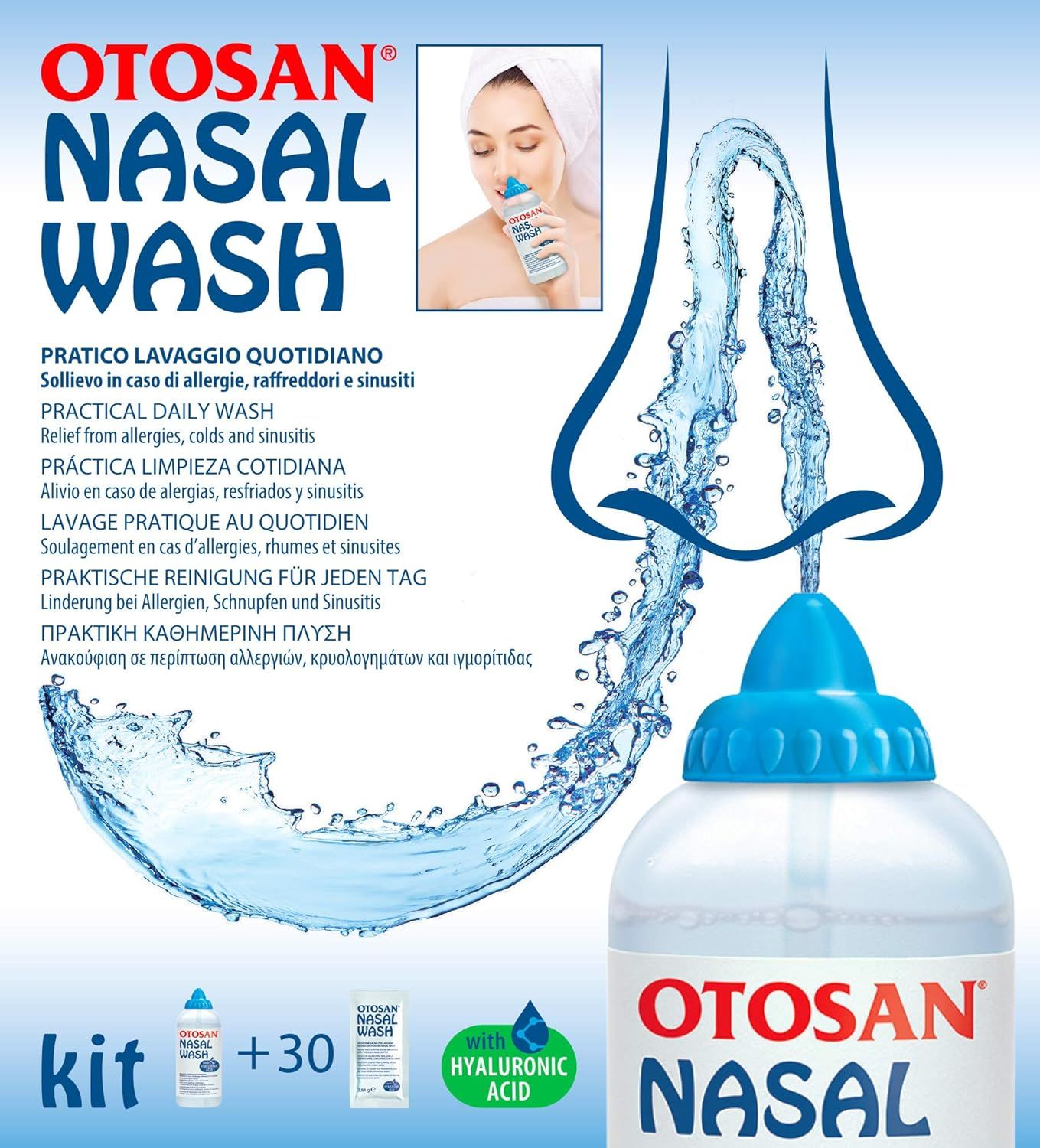 OTOSAN NASAL WASH KIT+30 SACHETS