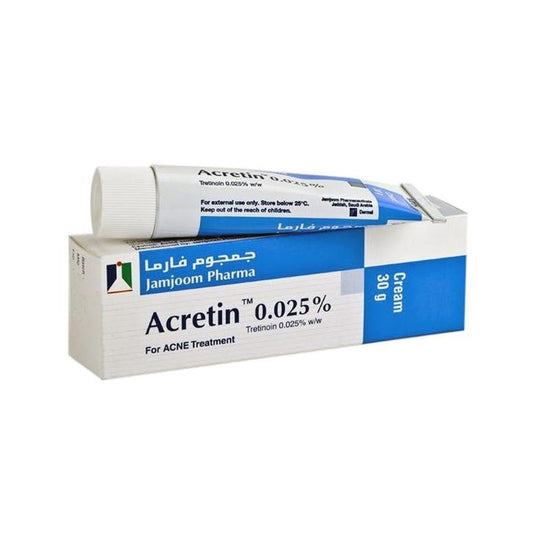 Acretin Cream 0.025%, 30g