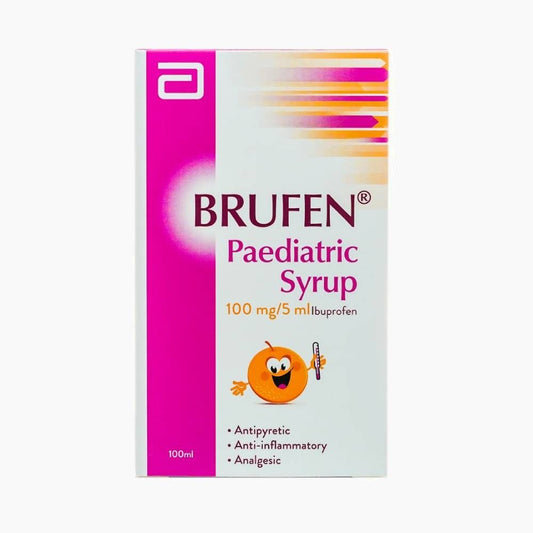 Brufen Paediatric Syrup 100Mg/5ml 3+Months, 100ml