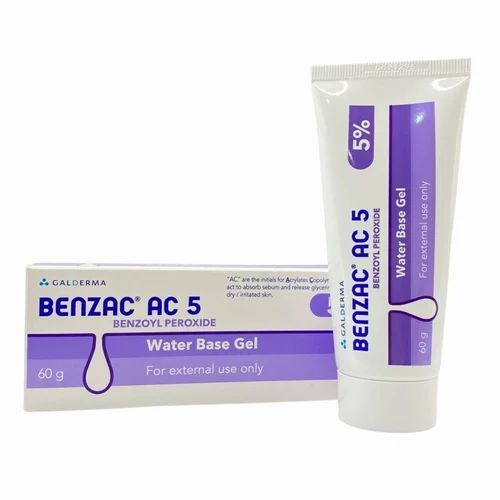 Benzac AC 5% Benzoyl Peroxide Gel, 60g