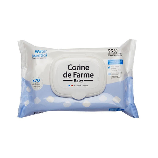 Corine de Farme Water Essentials Baby Wipes, 70 Pieces