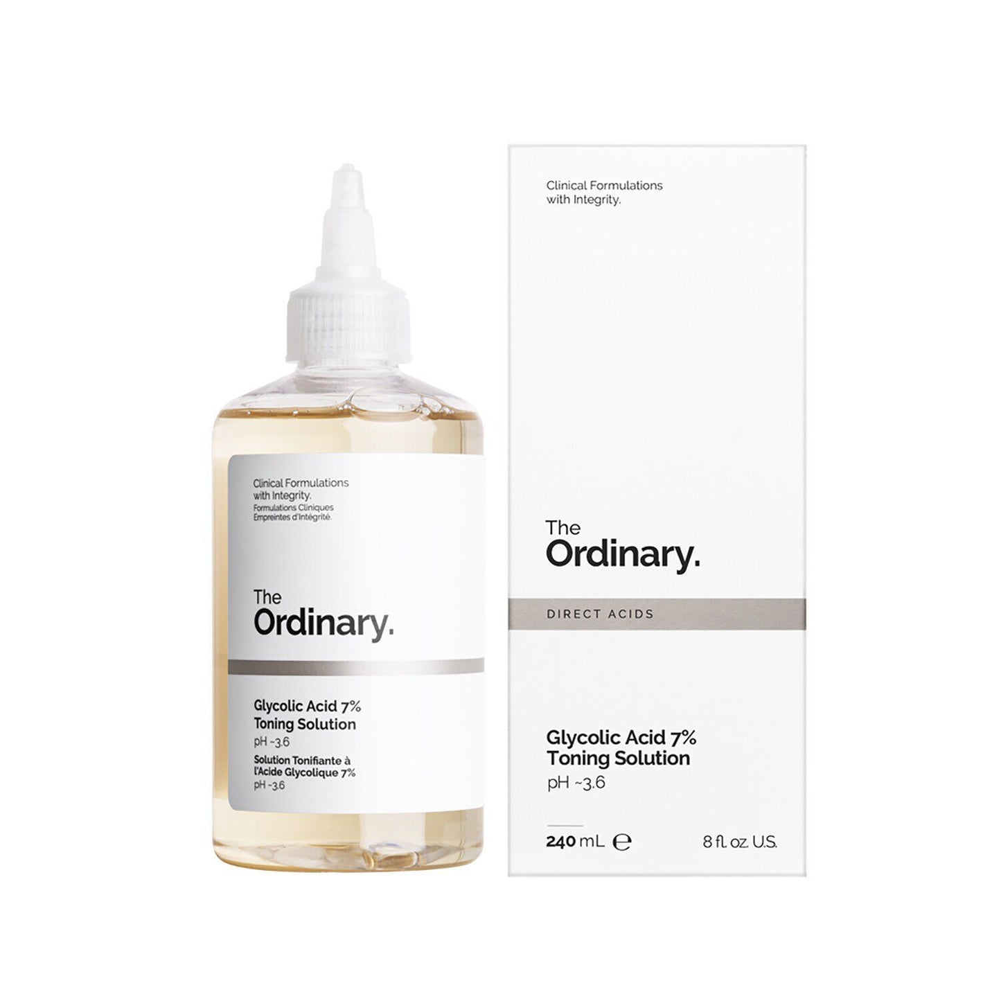 The Ordinary Glycolic Acid 7% Exfoliating Toner, 240ml