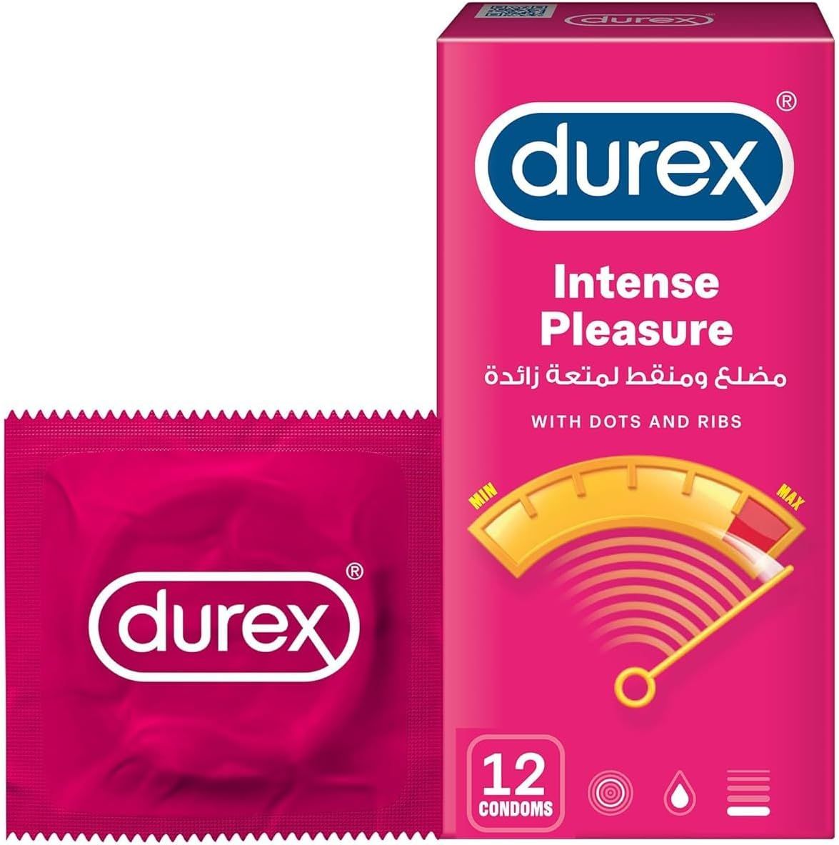 Durex Intense Pleasure Condom 12's