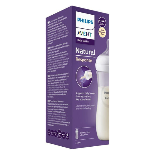 Philips Avent 3.0 Natural Feeding Baby Bottle 3+ Months+, 330ml