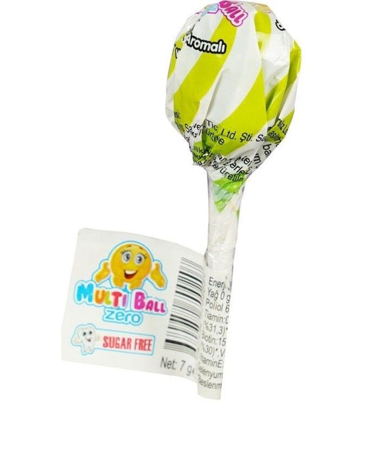 Multi Ball Zero Sugar Free Lollipop, 1 Piece