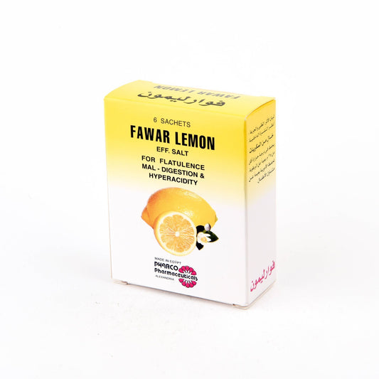 Fawar Lemon Effervescent Salt Sachet, 6 Sachets