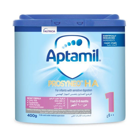 Aptamil PROSYNEO HA1 Hypoallergenic Infant Formula, 0-6 Months, 400g