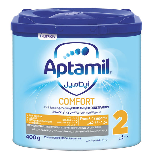 Aptamil Comfort 2 Formula Milk Powder, 6-12 Months, 400g