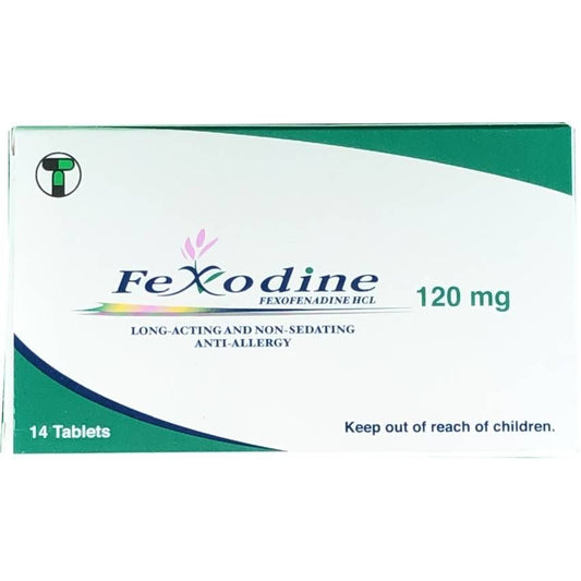 Fexodine 120mg Tablet 14's