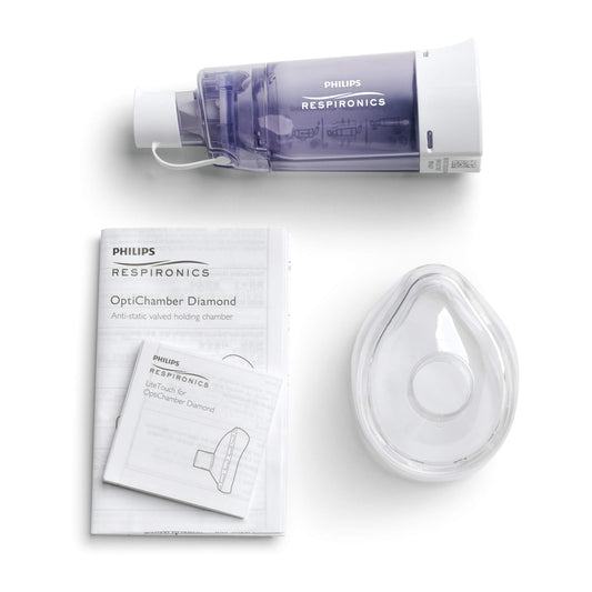 Philips Respironics Anti Static Chamber With Large Mask Plus Respironics Soft Seal Mask with Cushioned Comfort