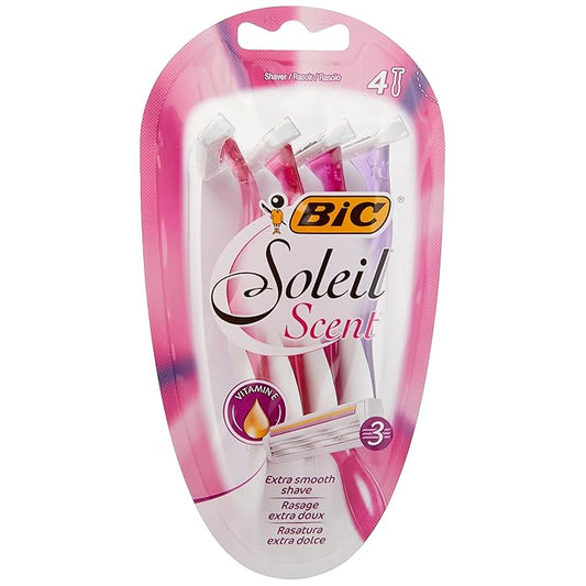 Bic Shaver Lady Soleil 3 Scent 4 pcs