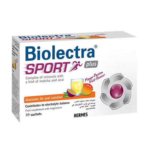 Biolectra Sport Plus Vitamin Granules Sachets, 20 Count