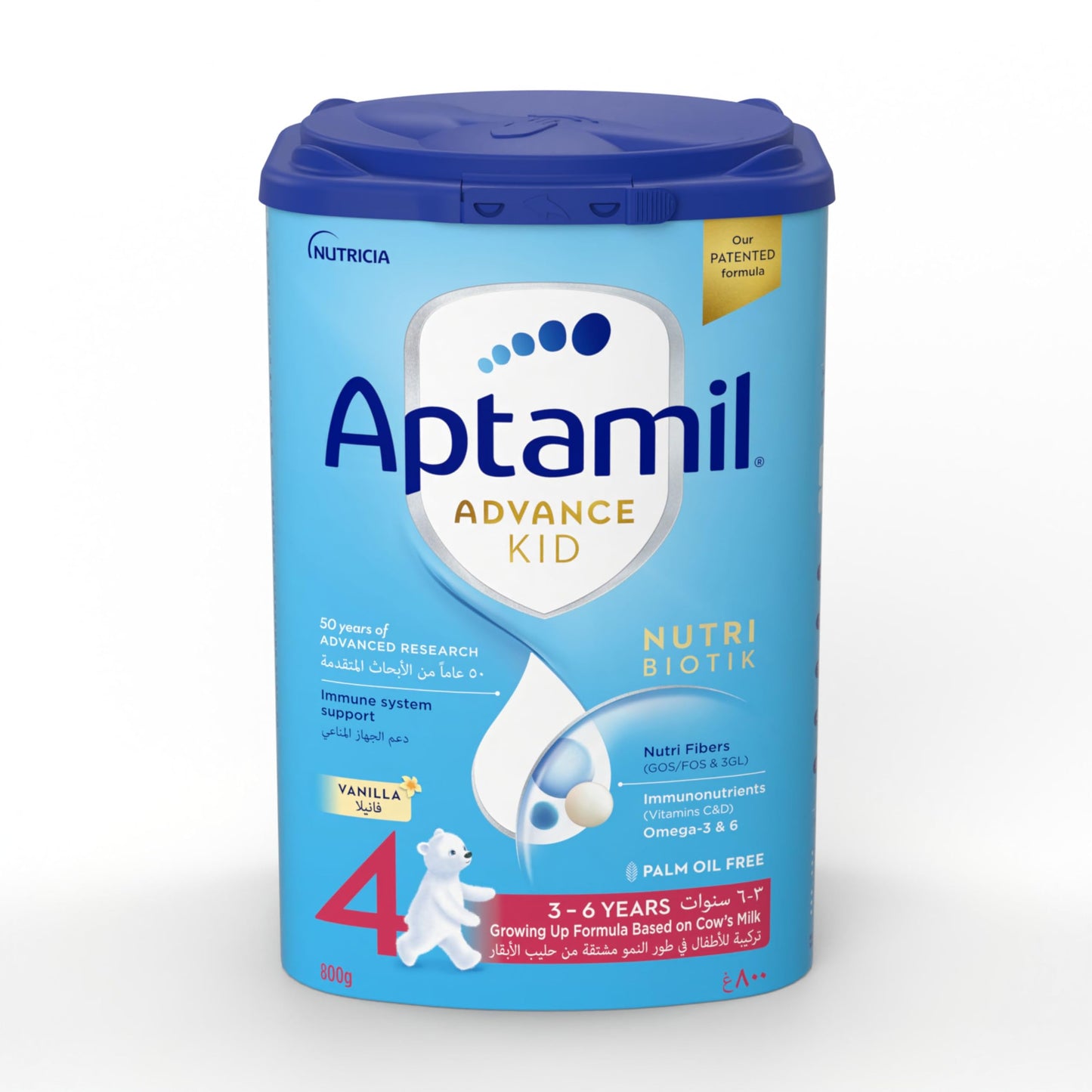 Aptamil Advance Kid 4 Growing Up Milk Formula from 3-6 years, 800g