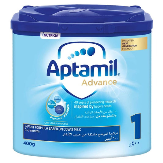 Aptamil Advance 1 Next Generation Infant Milk Formula From 0-6M 400g