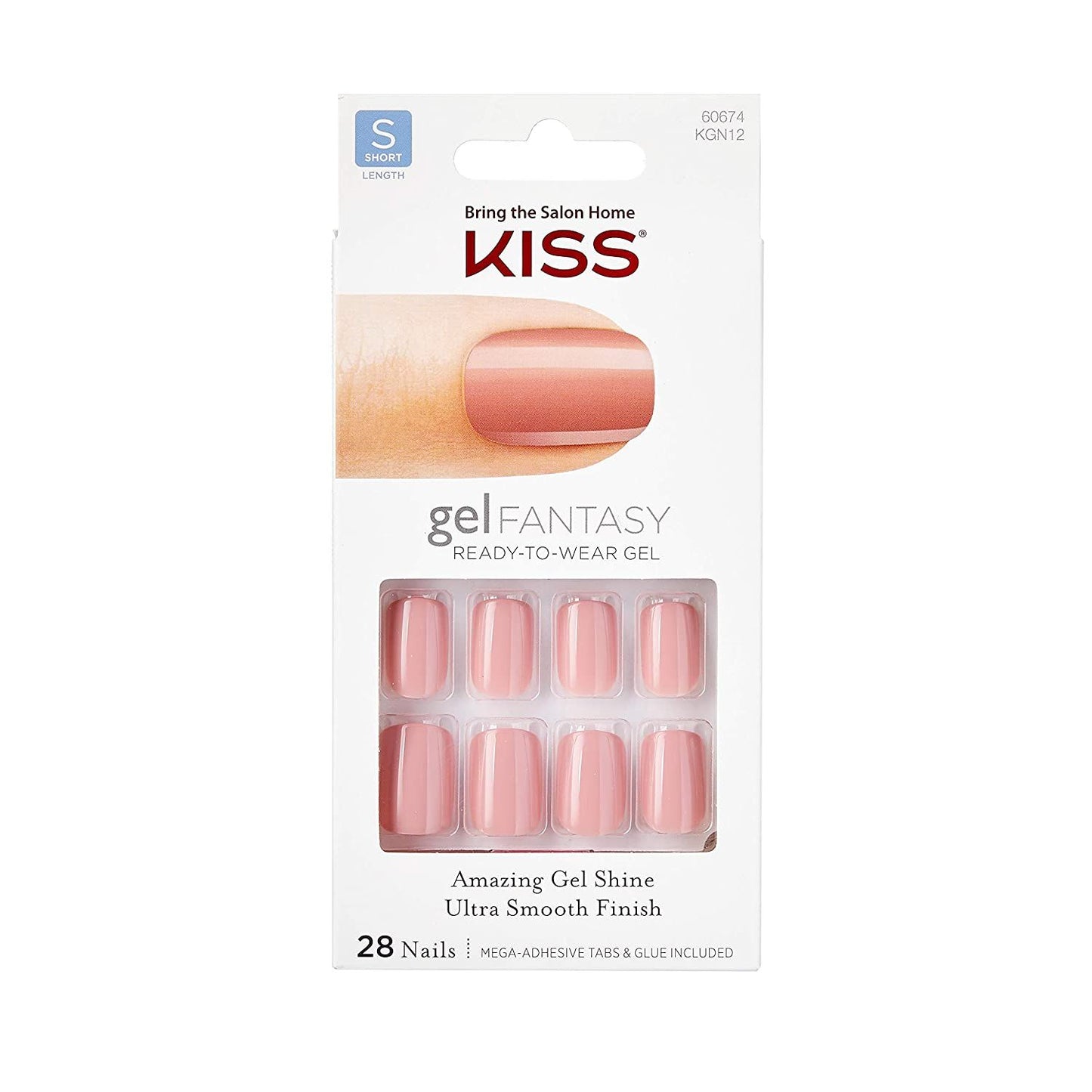 Kiss Gel Fantasy Ready To Wear Press On Gel Nails