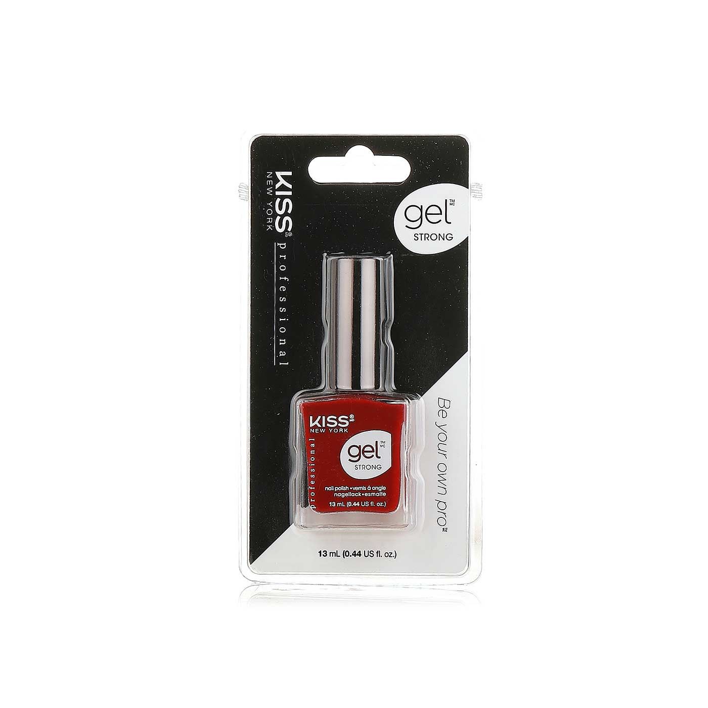 Kiss Gel strong nail polish fatal lure red 13ml