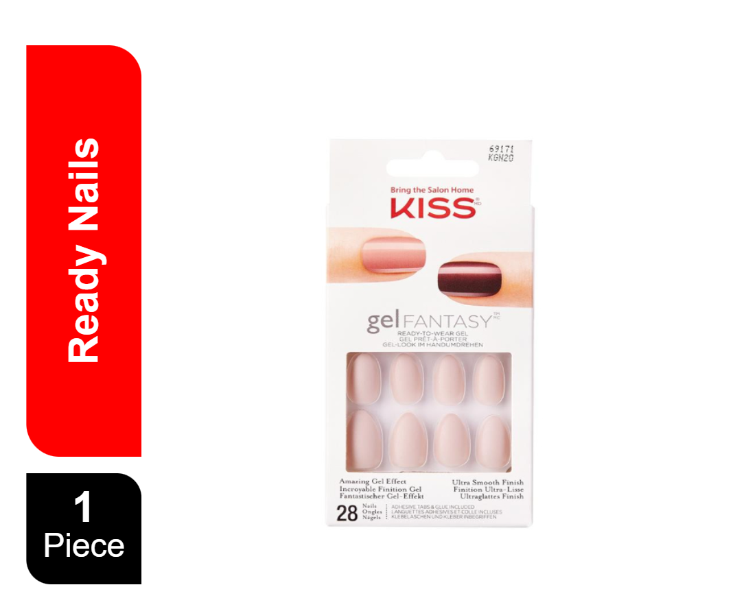 Kiss Gel Fantasy Nails Medium Length Kgn20