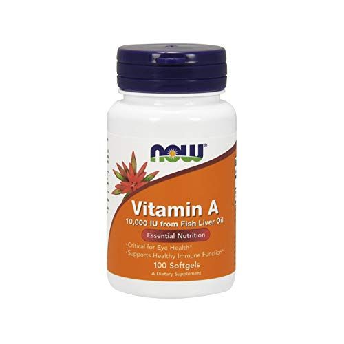 Now Vitamin A 10000 Iu Softgels, 100 Pieces