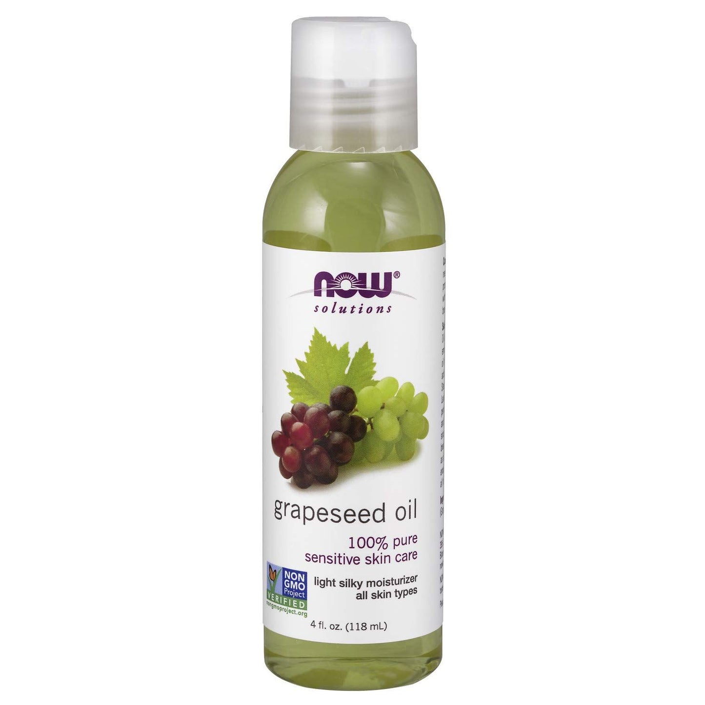 Now Grapeseed Oil 100% Sensitive Skin Care 118 ML