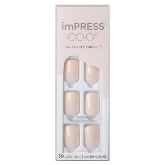 Kiss Impress Color Nails - Point Pink