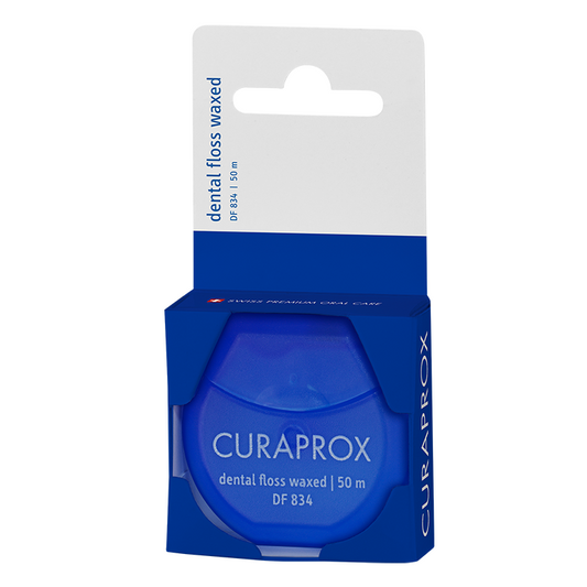 Curaprox DF 834 Dental Floss Waxed With Mint 1 x 50 m