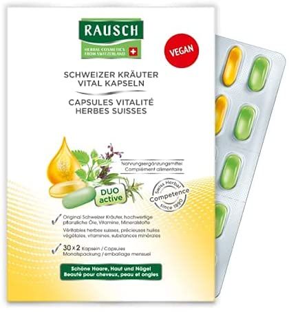 Rausch Swiss Herbal Vitality Capsules, 60 Capsules