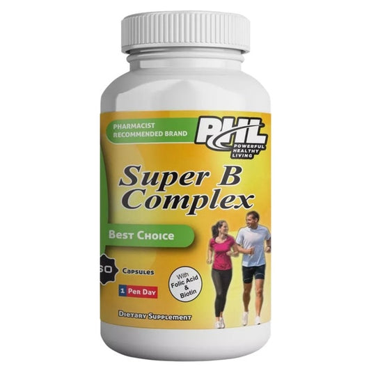 Phl Super-B Complex Vegetable Capsules, 60 Count