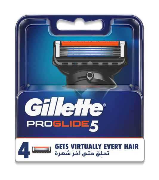 Gillette ProGlide5 Blades, 4 Pieces