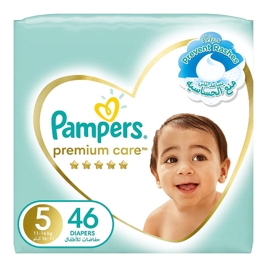 Pampers Premium Care Size 5 Mega Pack 46's