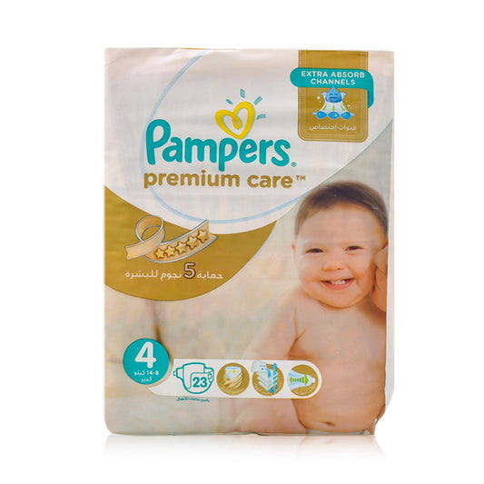 Pampers Premium Care Size 4 8-14kg, Pack of 23