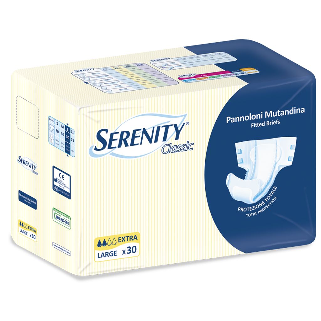 Serenity Adult Diapers 30 Pieces