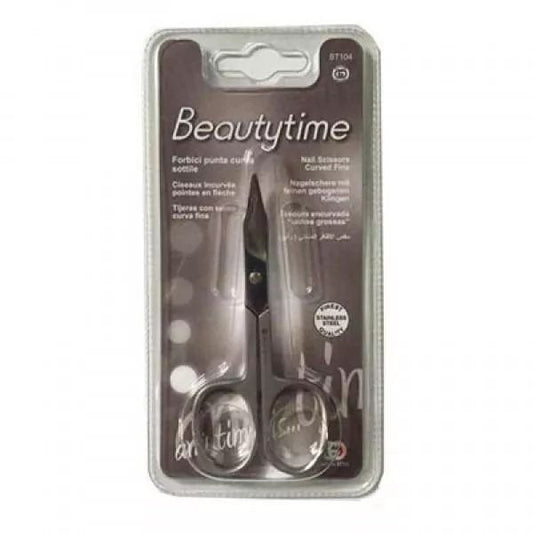 Beautytime Forbici Punta Curva Sottile BT-104