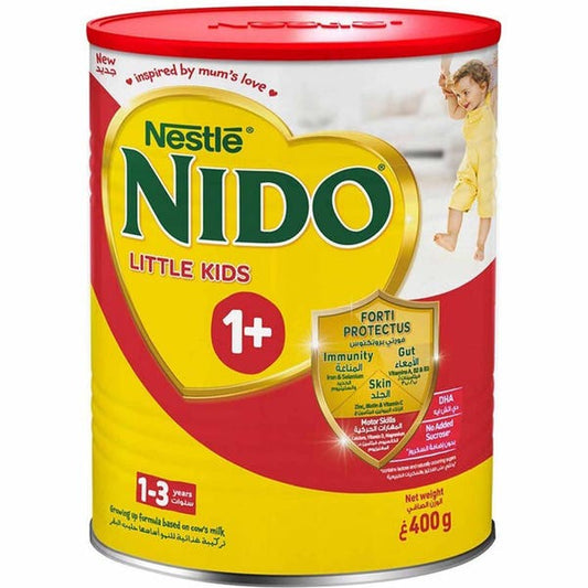 Nestle Nido Growing Up Milk Formula 1+ For 1-3 Year Old Baby 400g