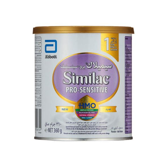 Similac Pro Sensitive 1 Infant Formula from Birth to 6 Months, 360g