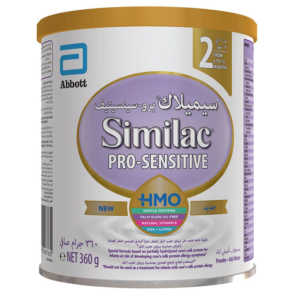 Similac Pro Sensitive 2 Infant Formula from 6 to 12 Months, 360g