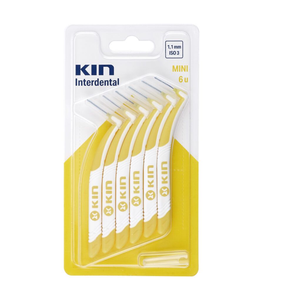 Kin Interdental 1.1mm Mini Brush 6 Pieces