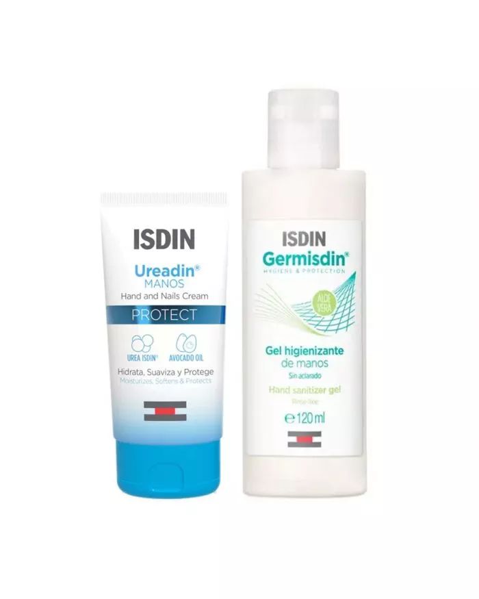 Isdin Ureadin Manos Protect Hand Cream, 50ml + Isdin Germisdin Hand Gel, 120ml