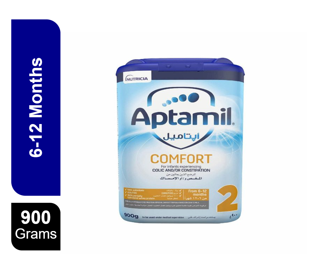 Aptamil Advance Comfort Stage 2 Infant Formula Milk, 900g