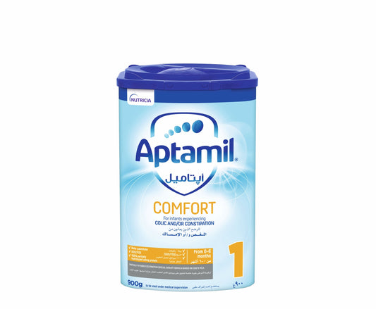 Aptamil Comfort Stage 1 Formula Milk Powder for Baby and Infant, 900g