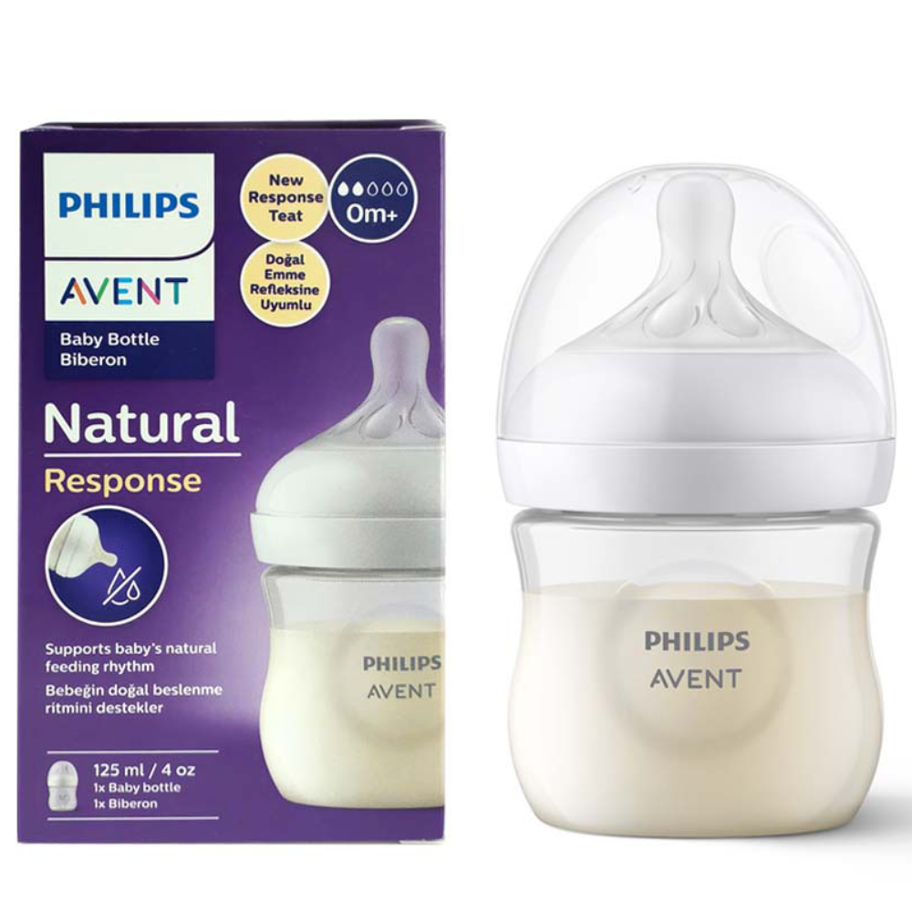 Philips Avent Natural Feeding Bottle 0 Months Plus 125Ml