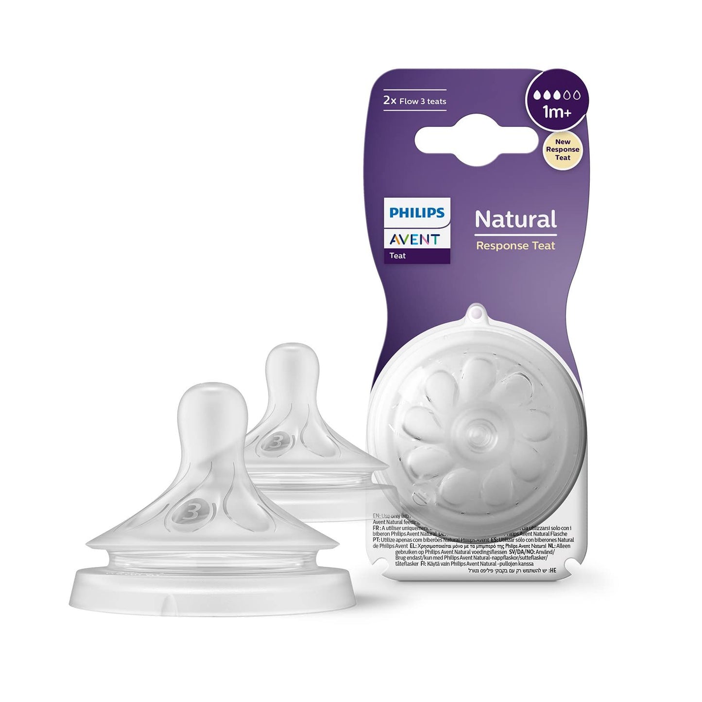 Philips Avent Natural Teats 1M+ Scy963/02