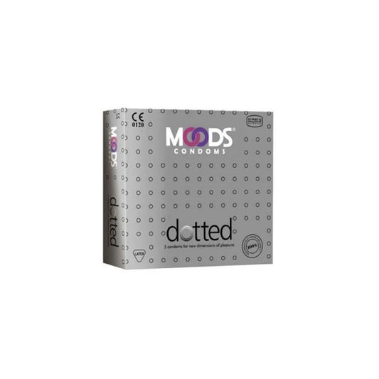 Moods 3-Piece Dotted Condoms