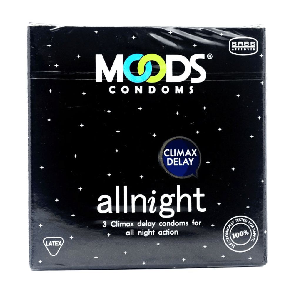 Moods 3-Piece All Night Climax Delay Condoms