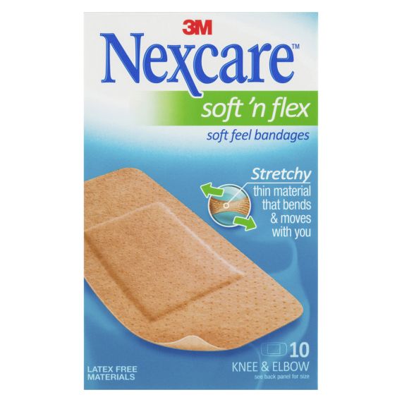 Nexcare Soft And Flex Bandage, 10 Pieces