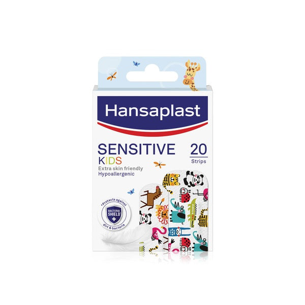 Hansaplast Kids Sensitive Plain Wound Plaster, 20 Strips