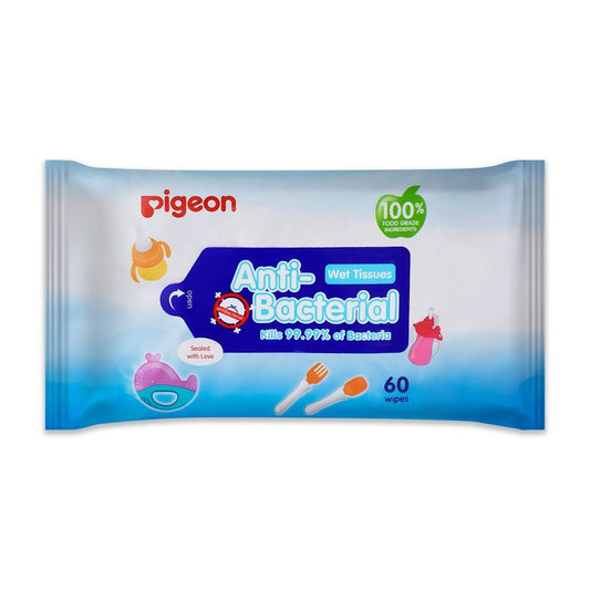 Pigeon Anti-Bacterial Wipes 60 Sheets