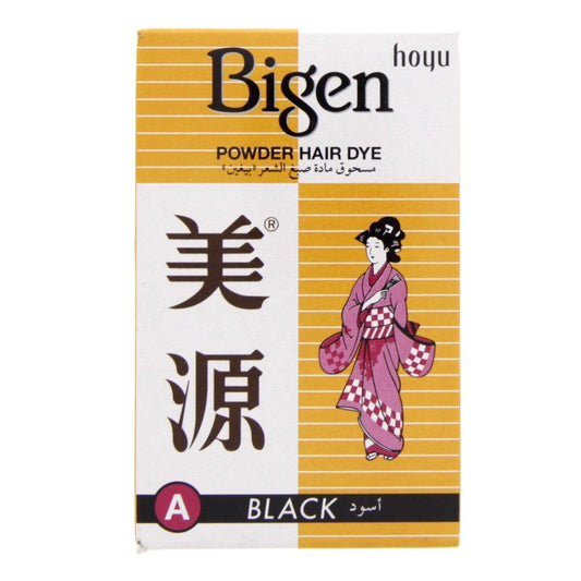 Bigen Powder Hair Dye A Black, 6g